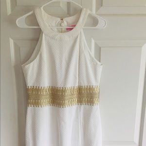 Lilly Pulitzer Shift Dress- White, Size 6